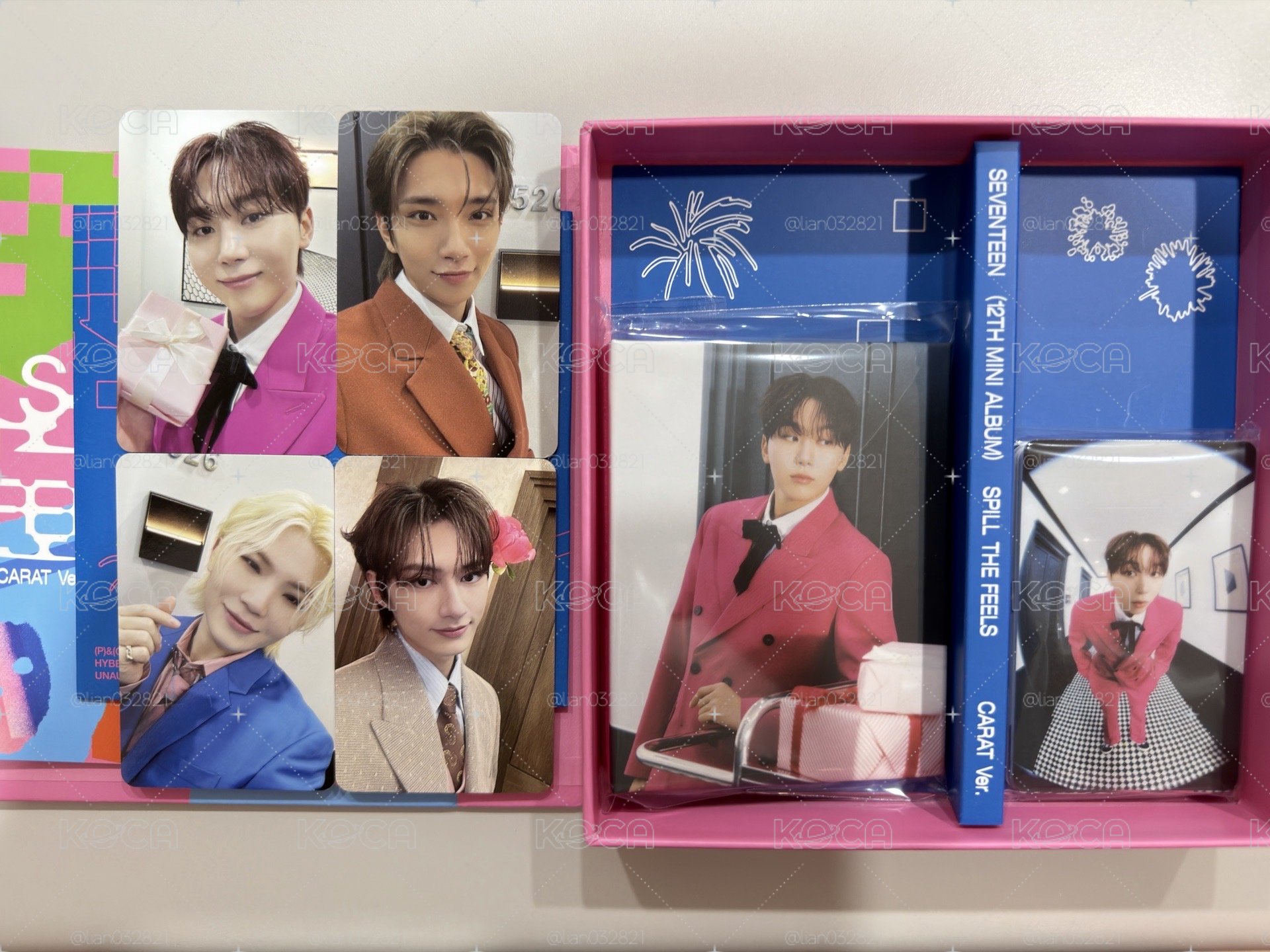 SEVENTEEN 迷12寛克拉盤全專+隨機卡