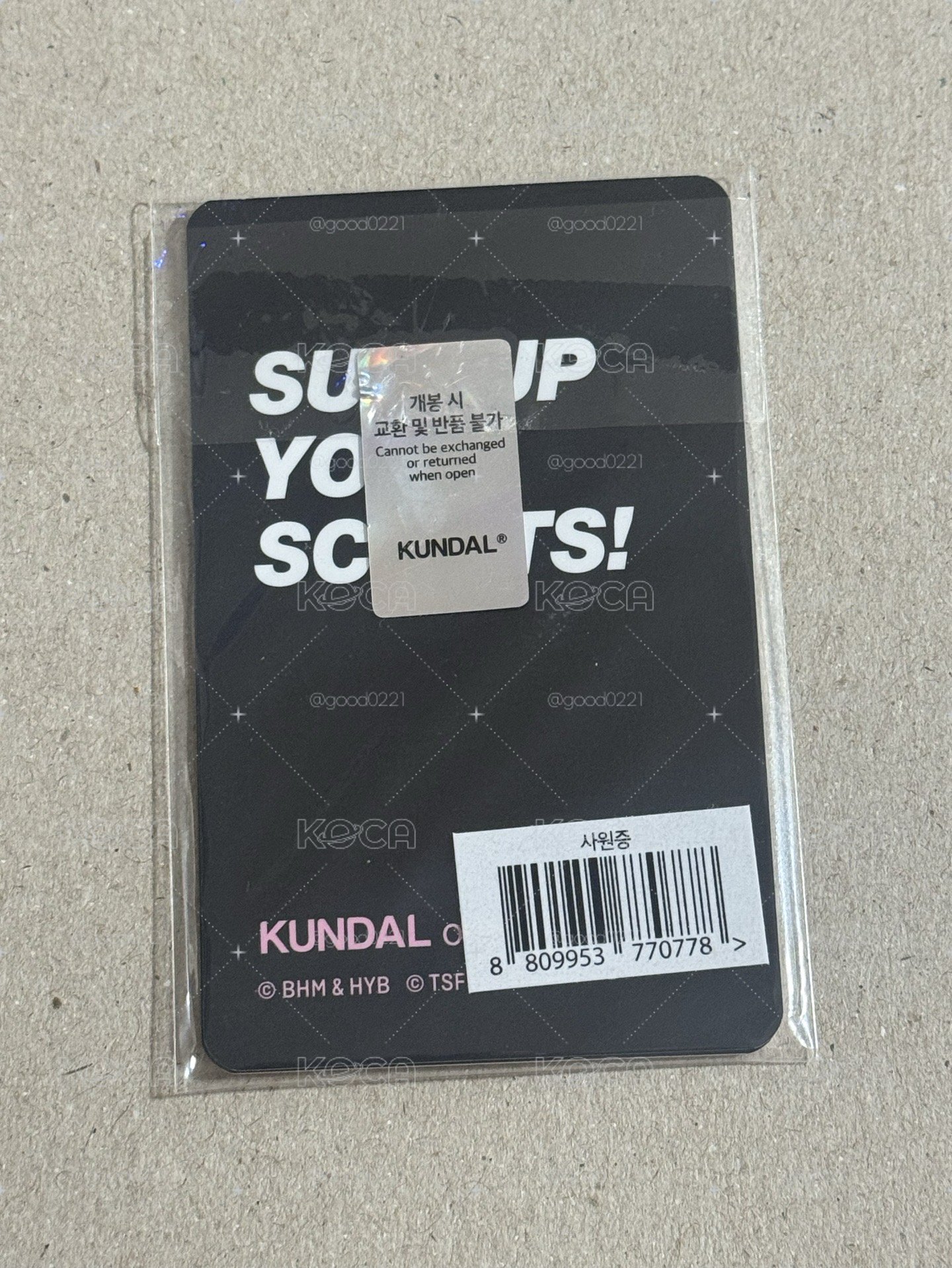 KUNDAL代言卡 一套