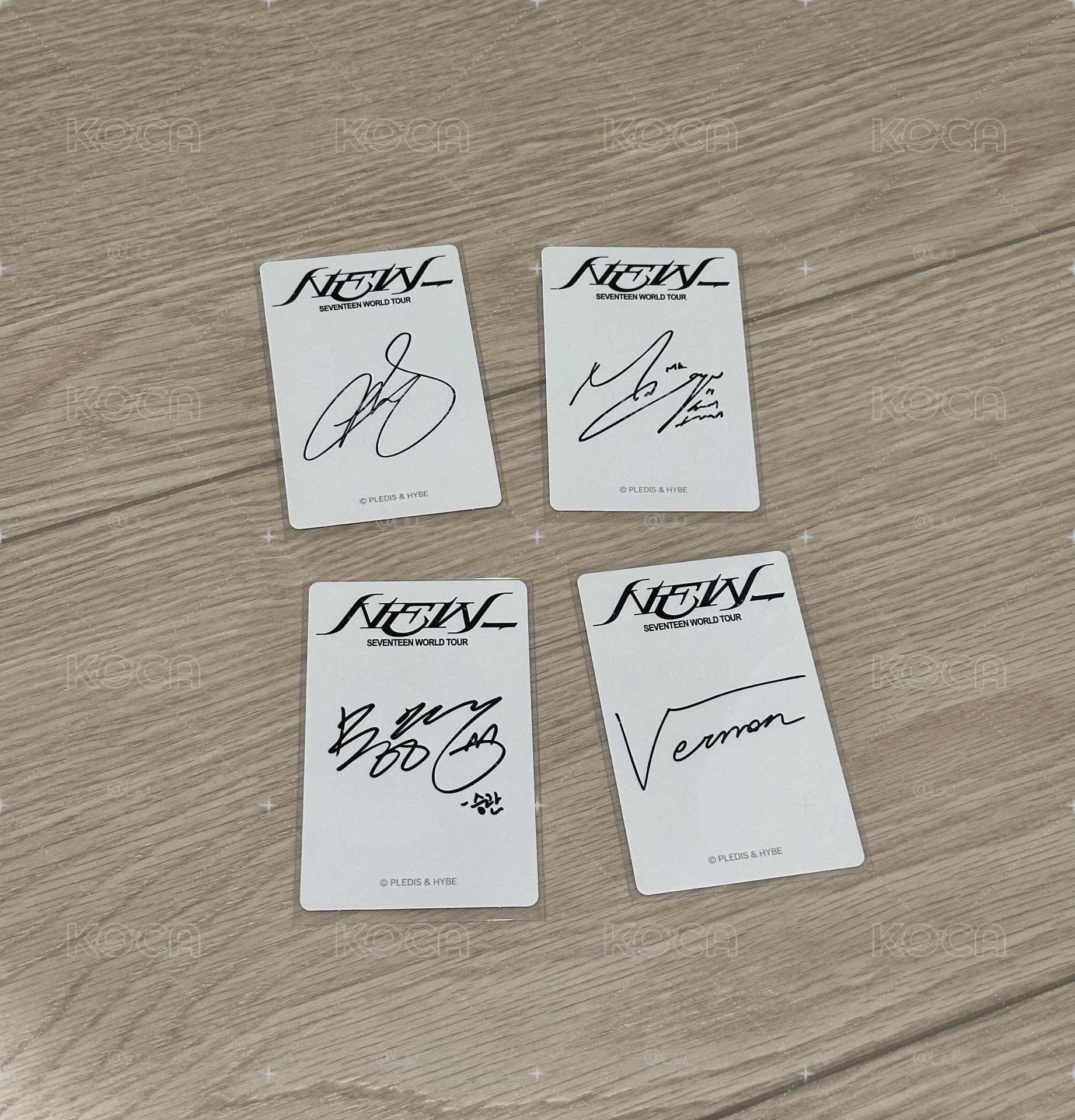 seventeen NEW卡包自拍卡