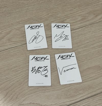 seventeen NEW卡包自拍卡