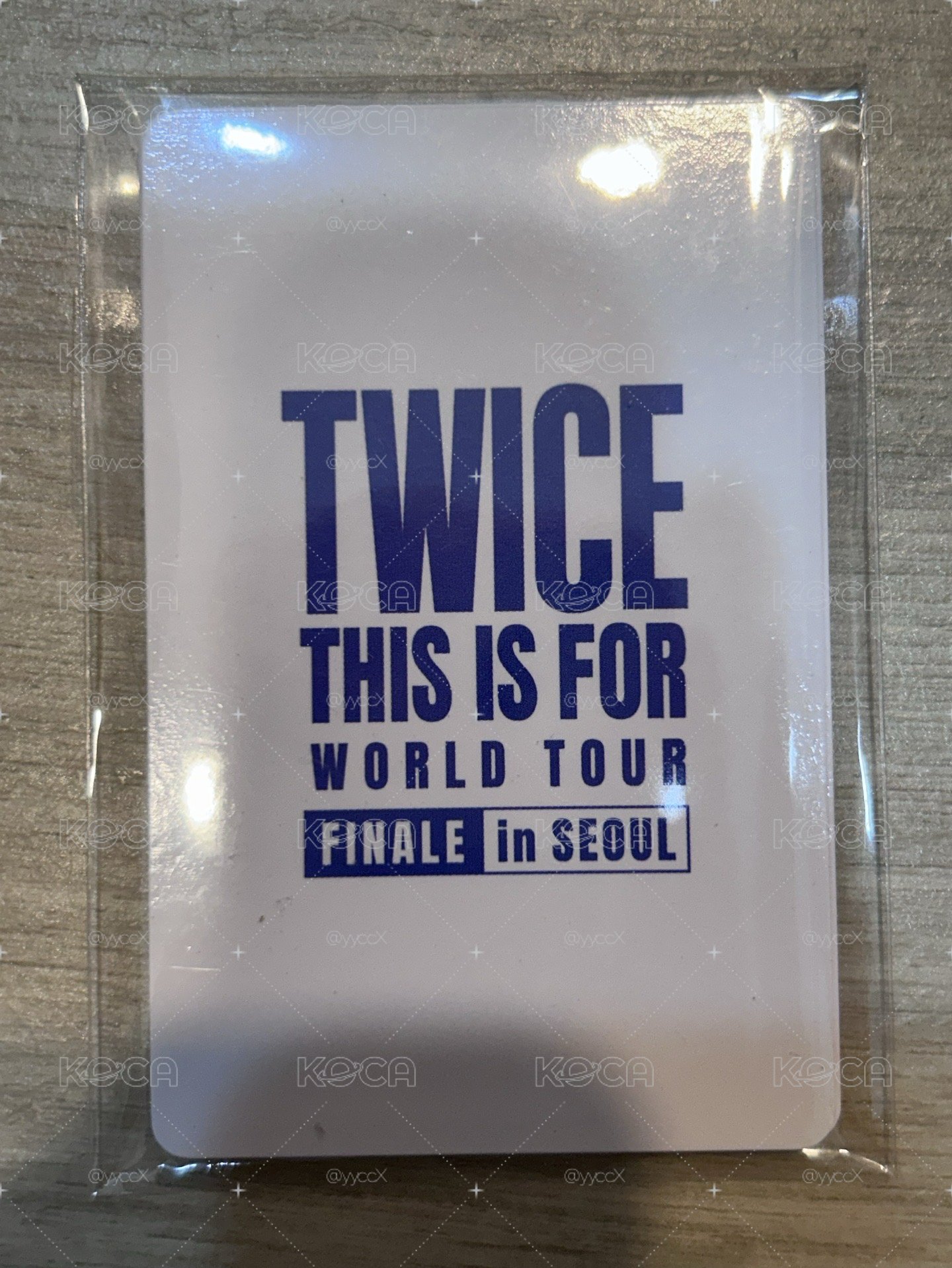 TWICE韓國入場卡DAY1