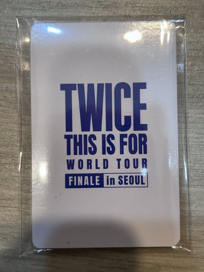 TWICE韓國入場卡DAY1