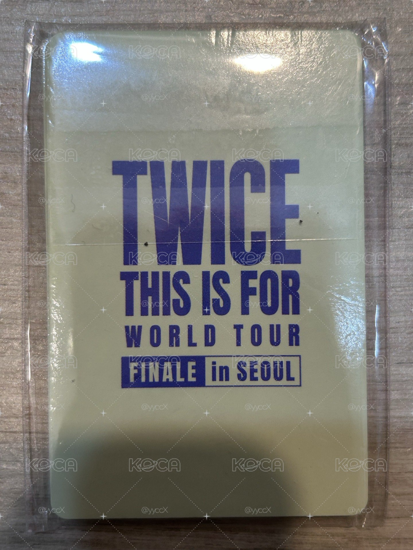 TWICE 韓國入場卡DAY2