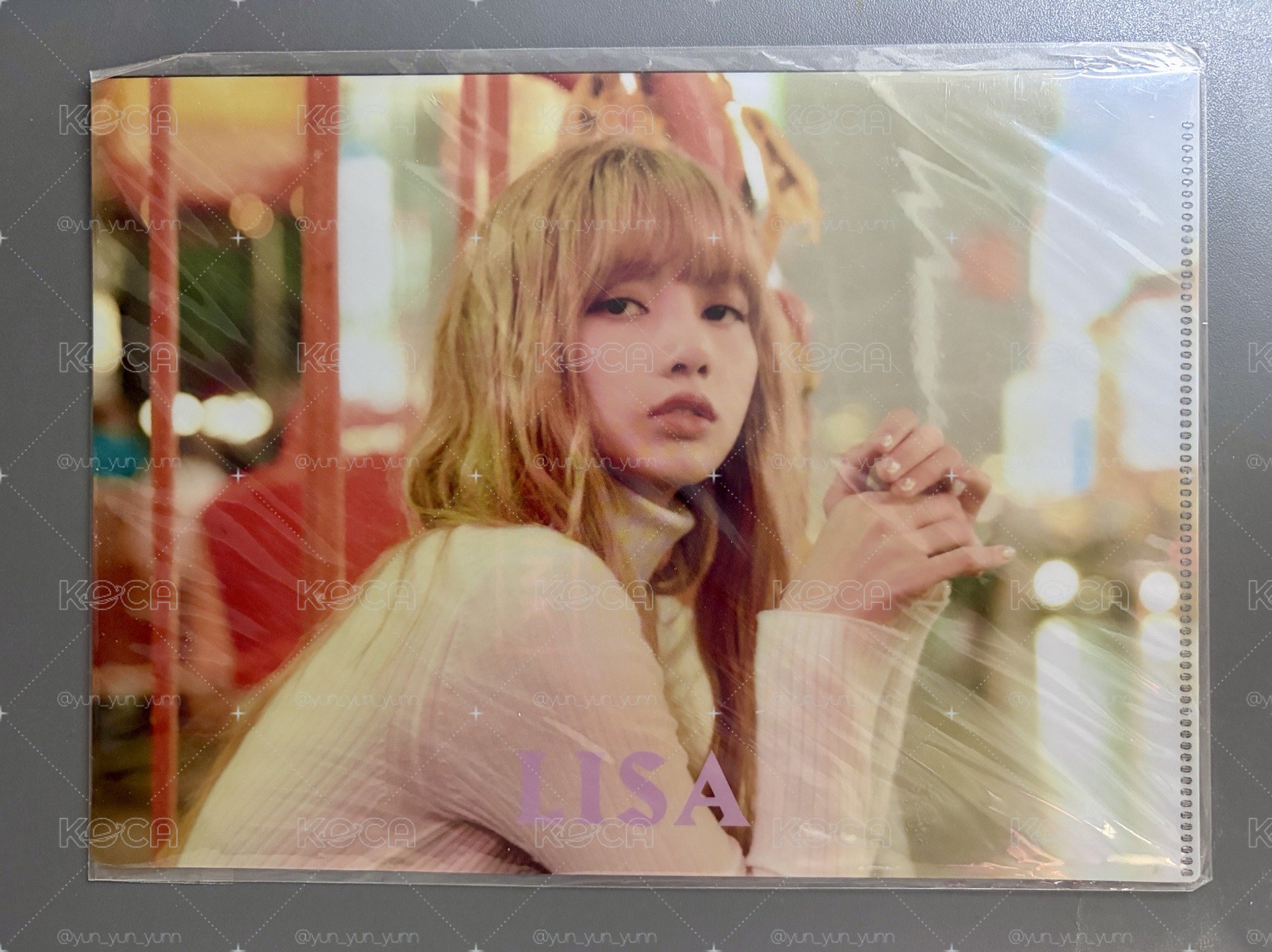 BLACKPINK LISA 莎 JP 1st PB 資料夾 