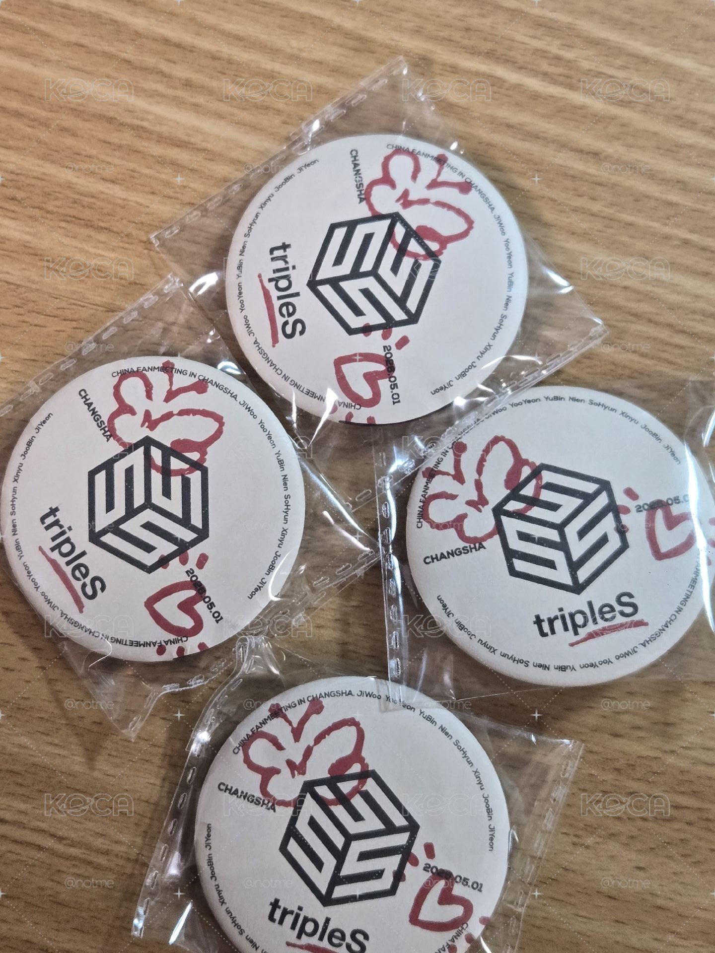 tripleS 長沙fm徽章 未拆現貨 S3 S5 S8 S13 S14 S15 S18 S24