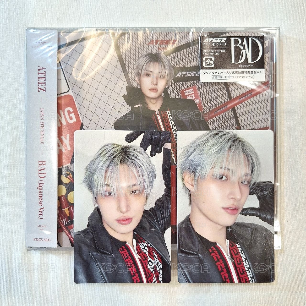 ATEEZ｜旼琦｜BAD (Japanese Ver.) 單封+專卡
