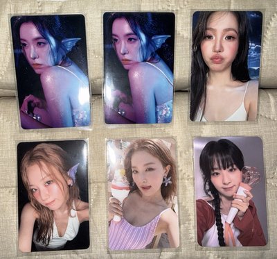 Red Velvet 新專專卡&特典、一/二代手燈卡