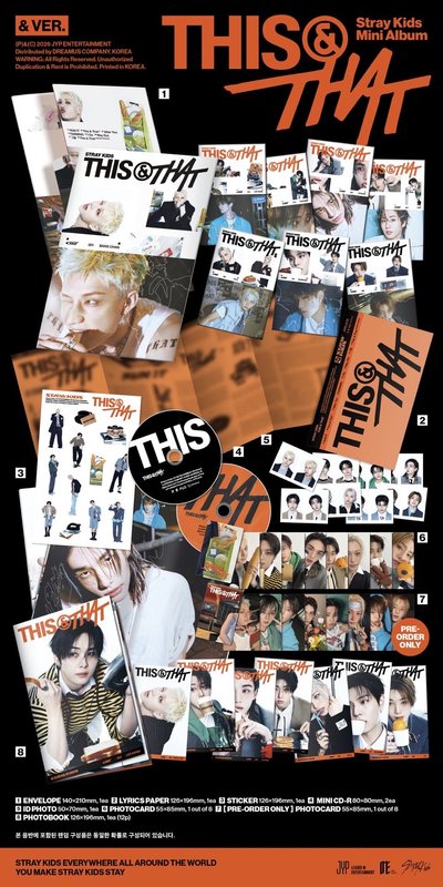 SKZ THIS&THAT HMV LD Y版+單封拆售