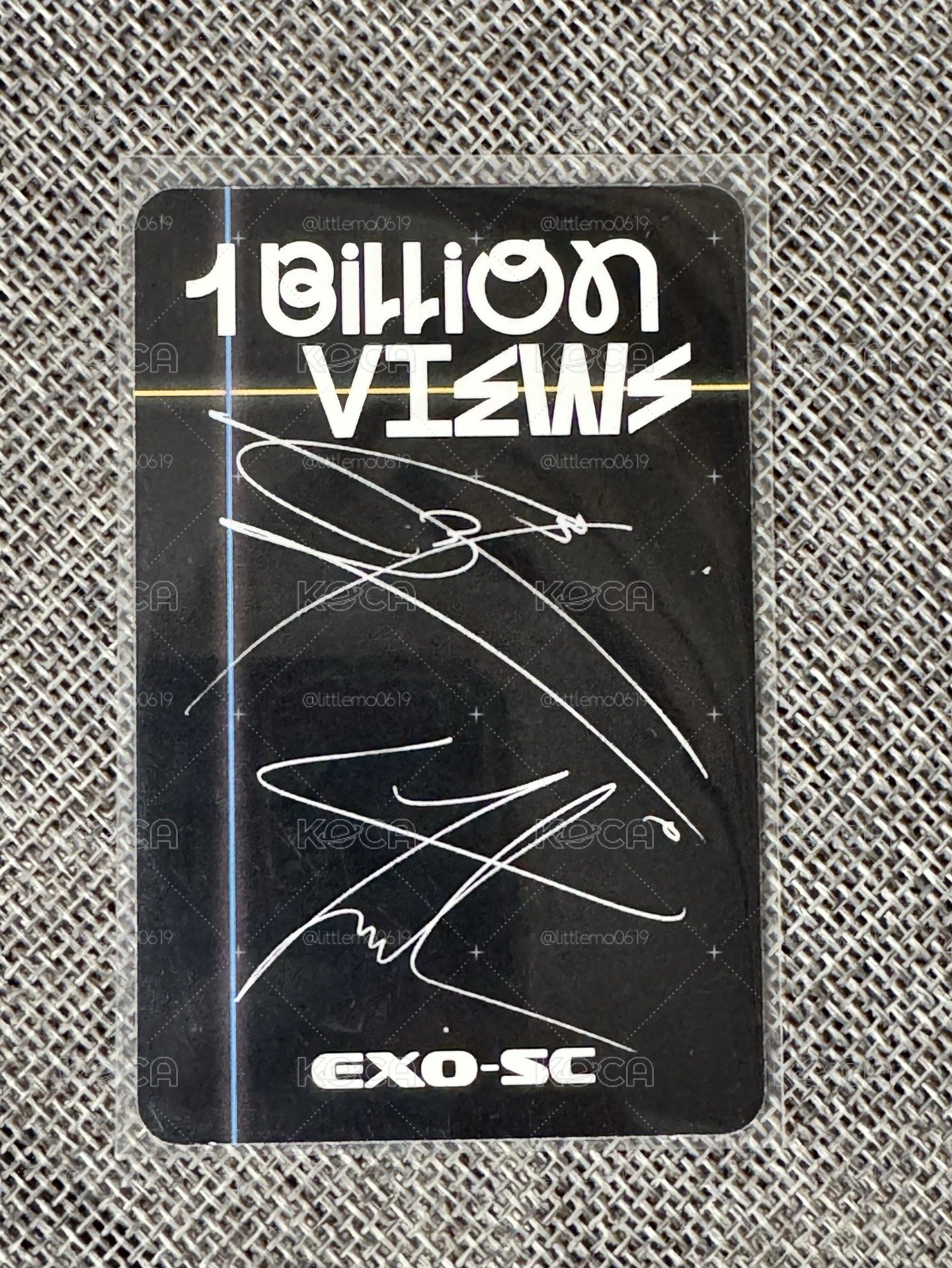 EXO -S.C- 1 Billion Views 專輯卡 