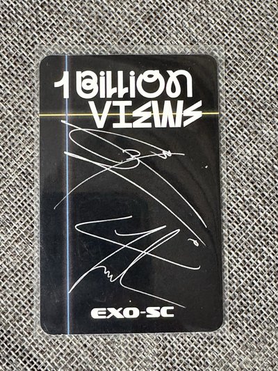 EXO -S.C- 1 Billion Views 專輯卡 