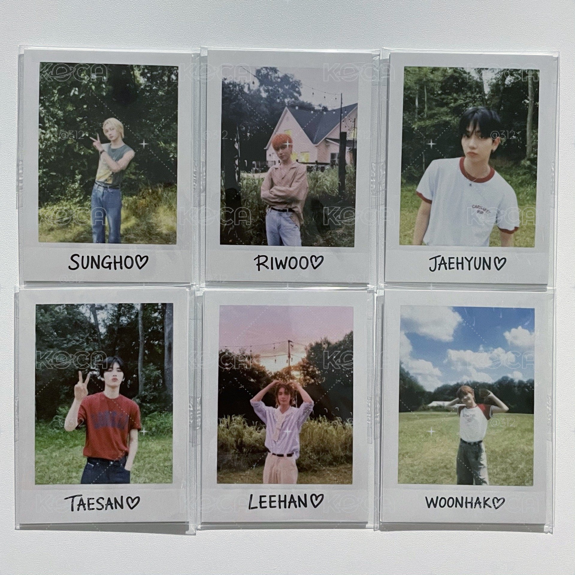 芝加哥 回憶錄 周邊卡 拍立得set（未拆）