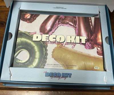 TXT 23 DECO KIT 配飾禮盒組 已拆全專