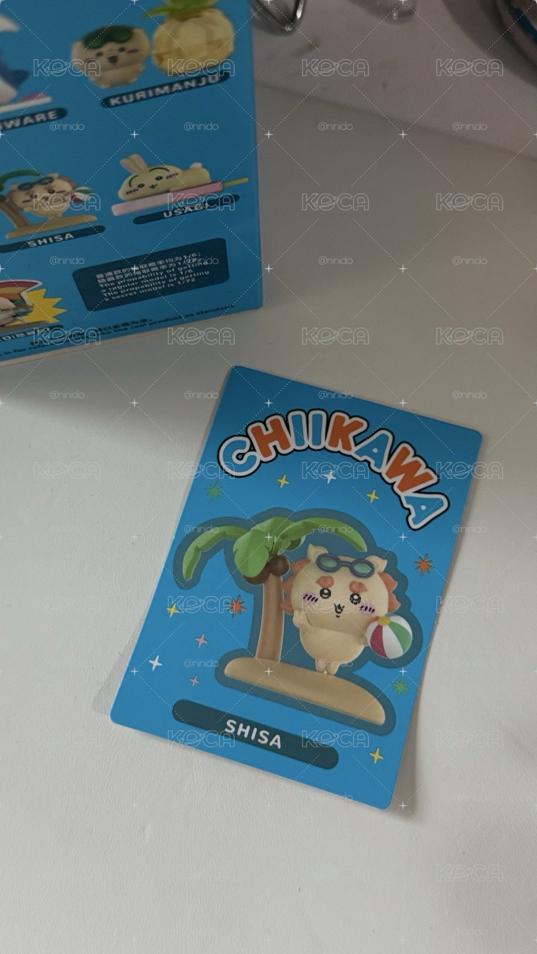 Chiikawa 吉伊卡哇盲盒  夏日季系列 獅薩公仔