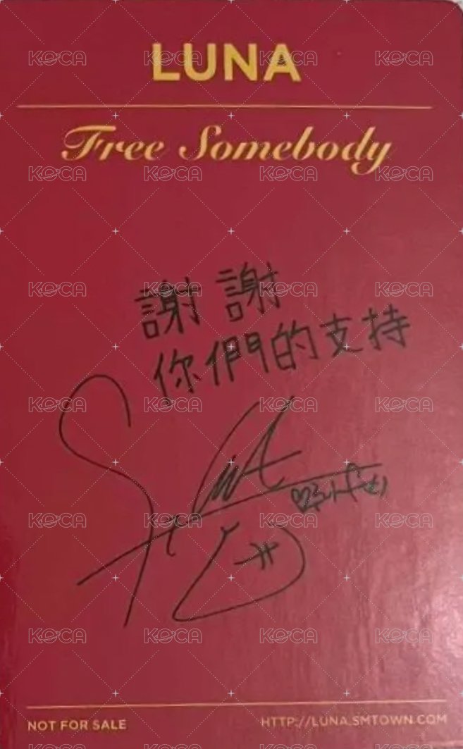 迷一<Free Some Body> 台壓版 專輯卡  背面