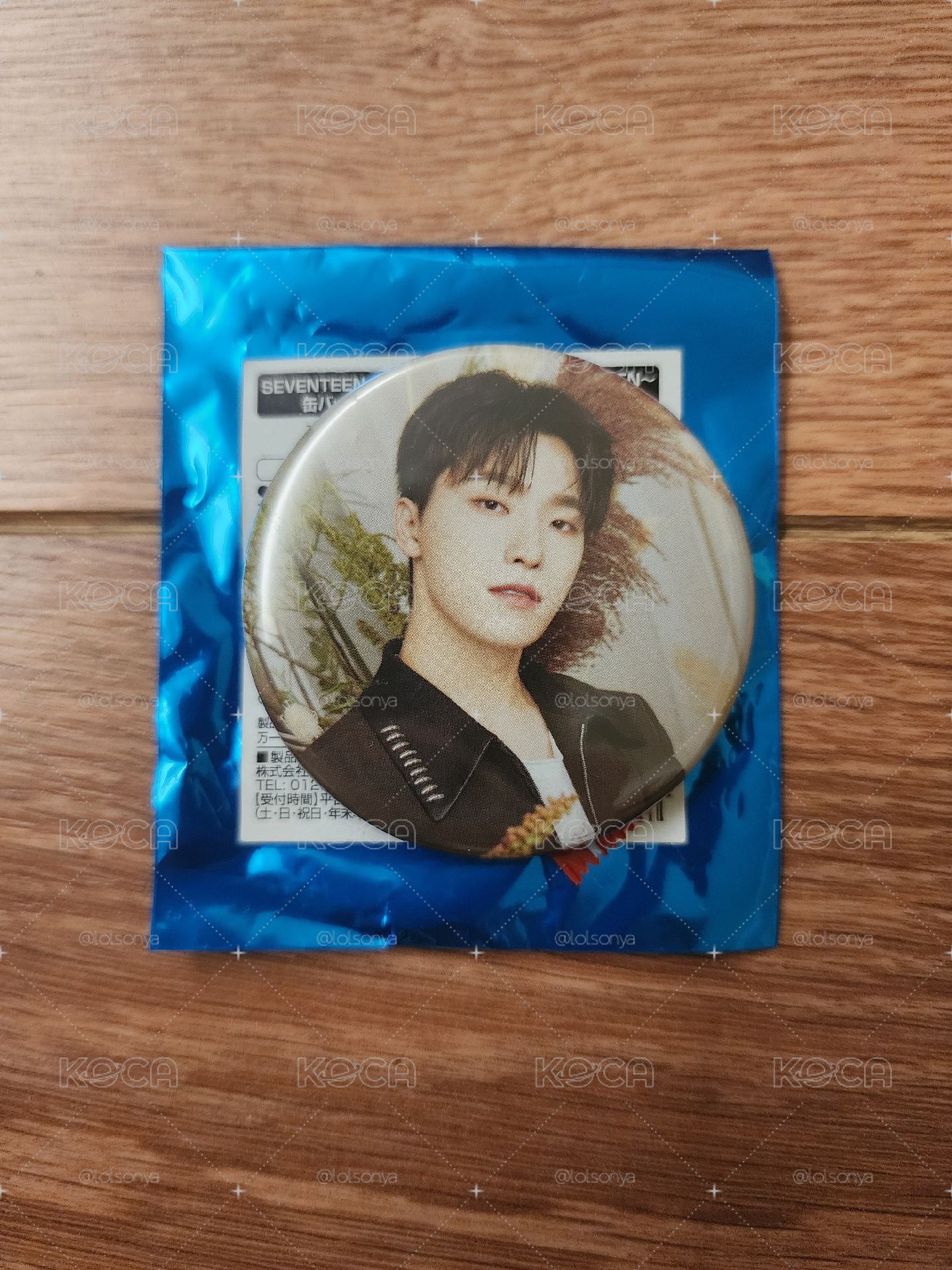 SVT 咖啡廳 李燦 徽章