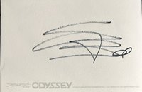 ODYSSEY D2C 美區親簽 明信片 