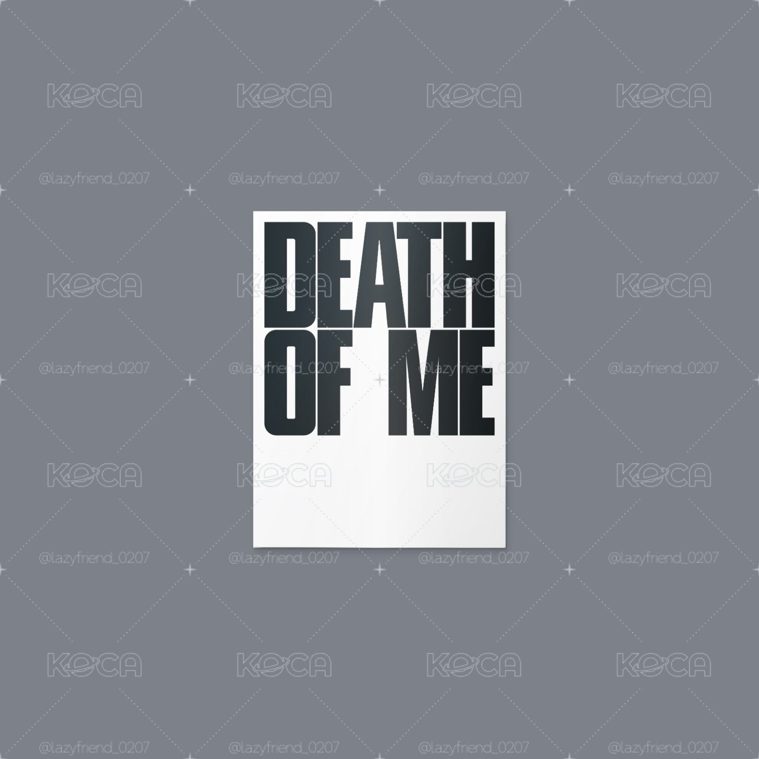 🍊預購🍊에반(EVAN) - [DEATH OF ME] (Weverse Albums ver.)