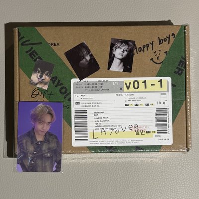 V LAYOVER 專輯 綠版 wvs 特典卡 PVC硬卡