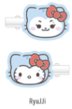 TWINZY × Hello Kitty fans 髮夾 