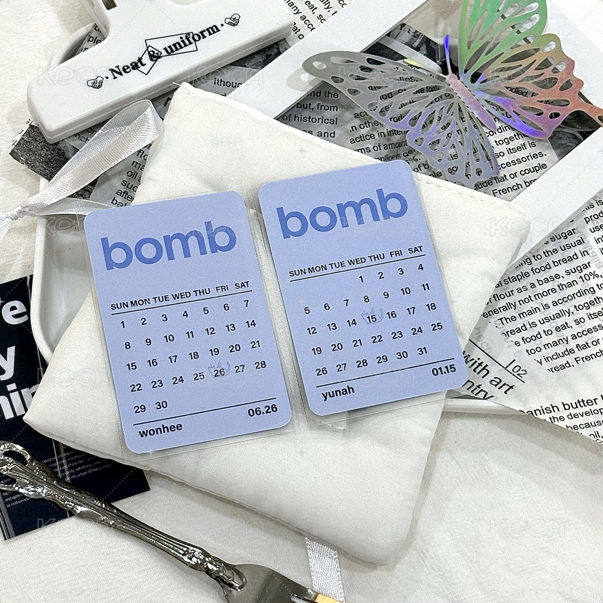 bomb yes24預售 生日卡背 玧禧