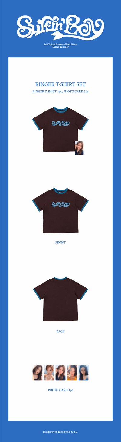 代購 Red Velvet T shirt 含卡