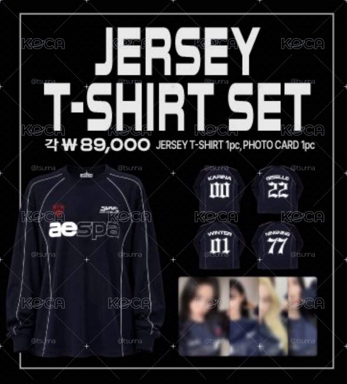 ［預購12月-3］JERSEY T-SHIRT 球衣 附特典卡
