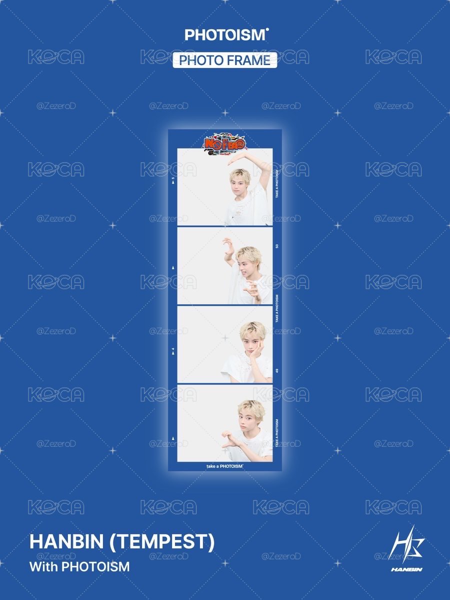 HANBIN (TEMPEST) X photoism X snapism人生四格卡 代印