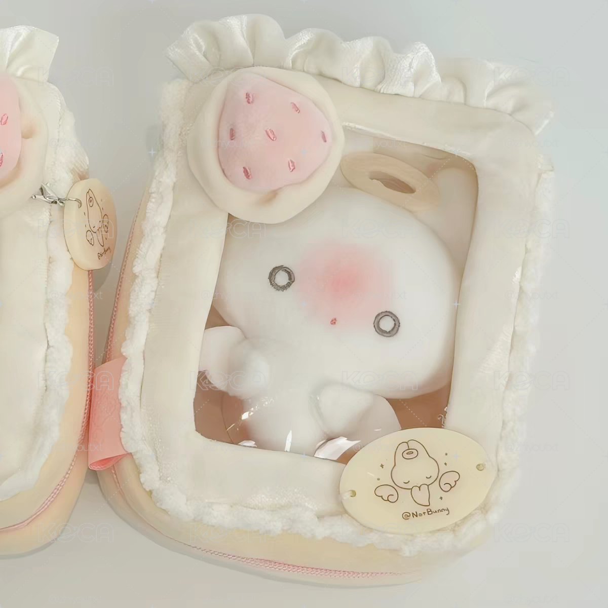 ⑅ 不是小兔NotBunny > 預購／白草莓蛋糕娃包 10cm娃包