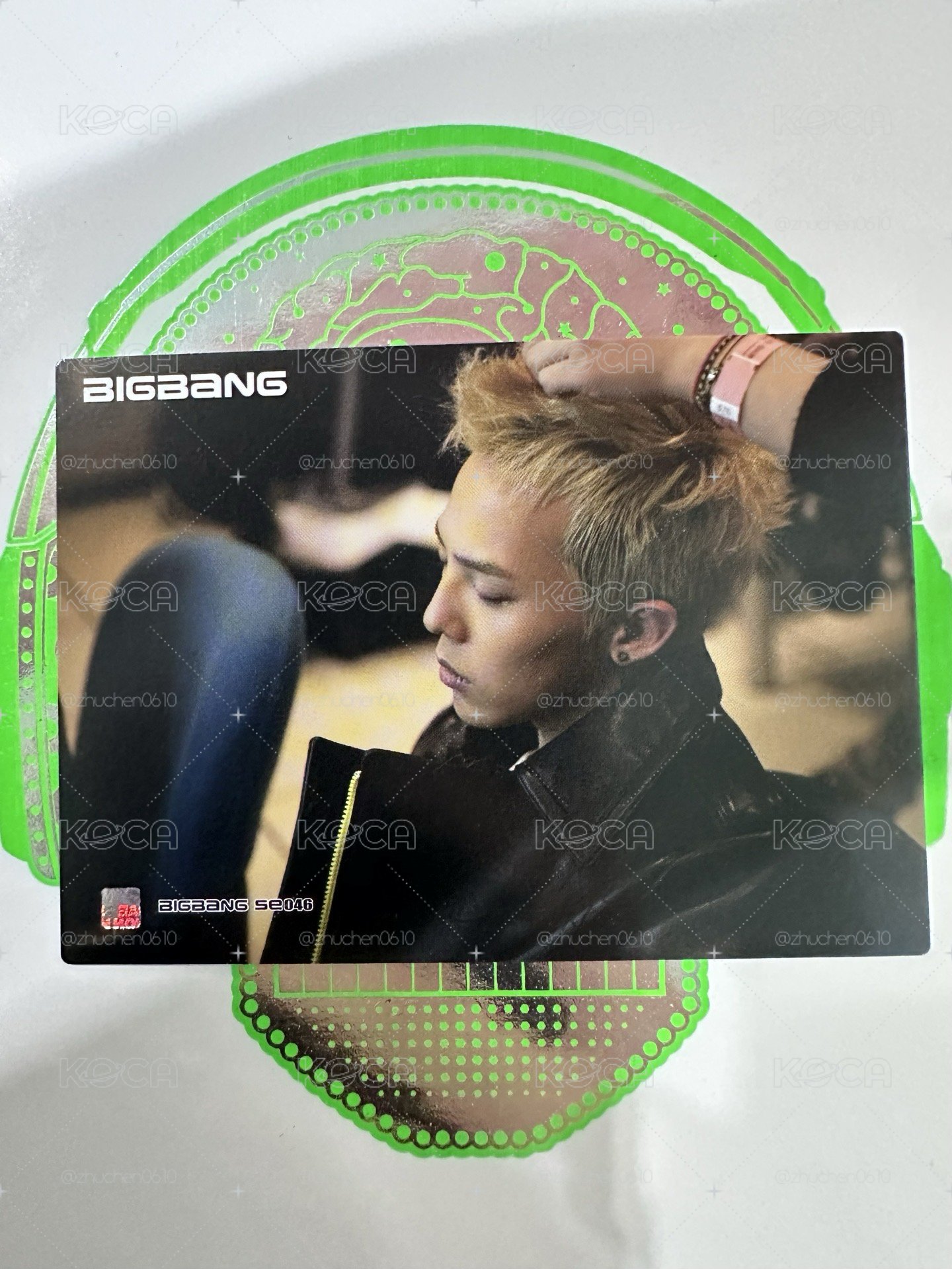 BIGBANG GD 權志龍 STILL ALIVE 專輯小卡 / 綠骷髏小卡