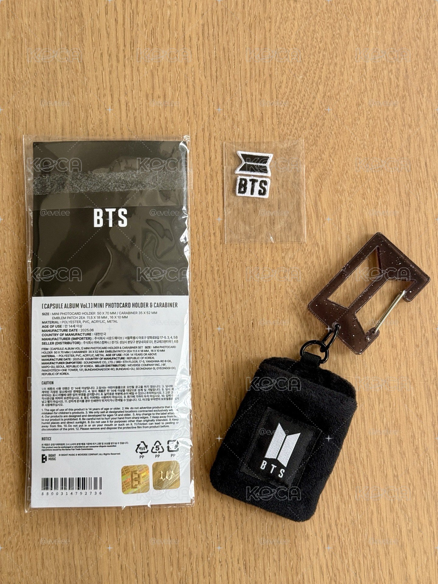 BTS防彈少年團 - 2025年 BTS FESTA - CAPSULE ALBUM Vol.1 官方周邊商品 