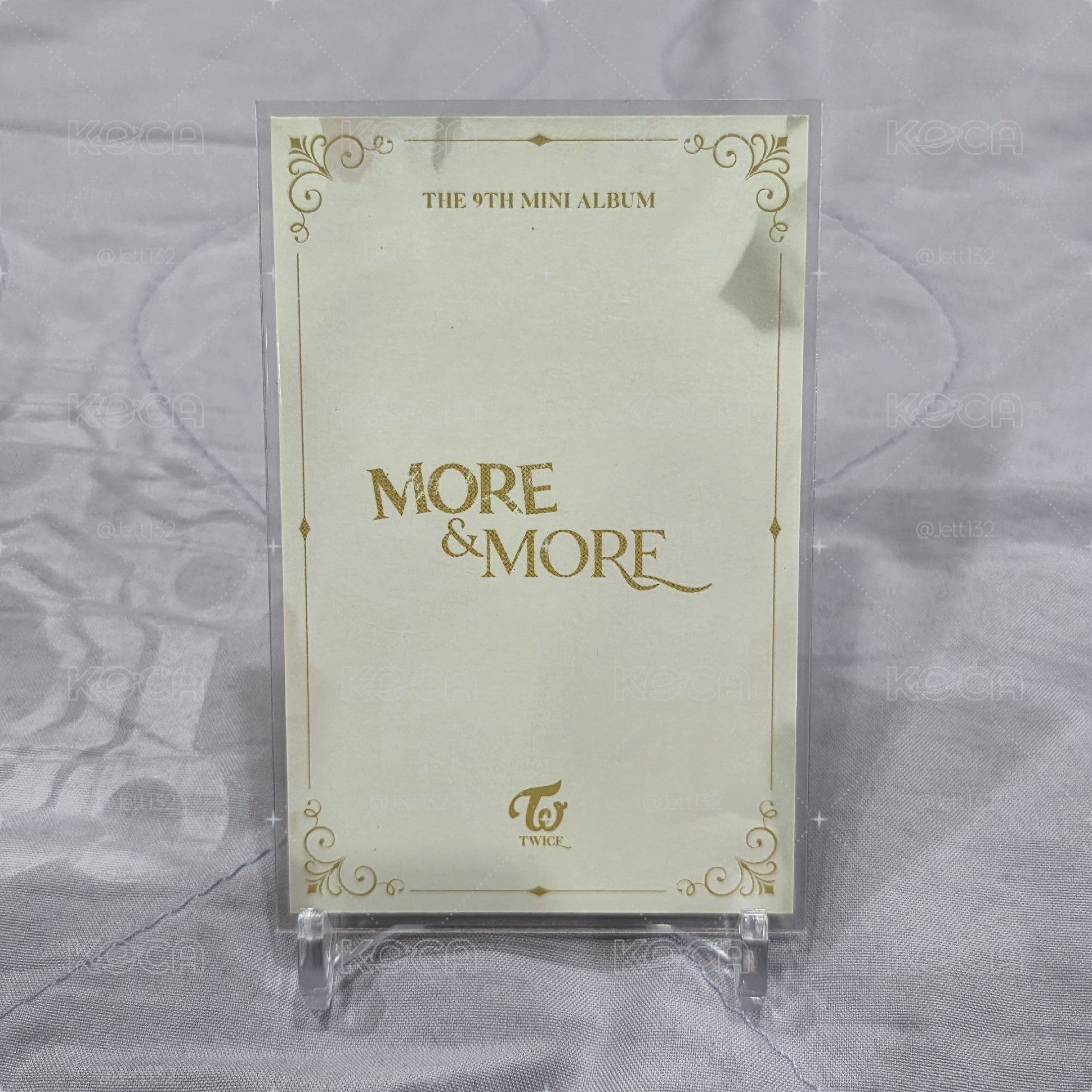 TWICE MINA MORE & MORE 特典卡