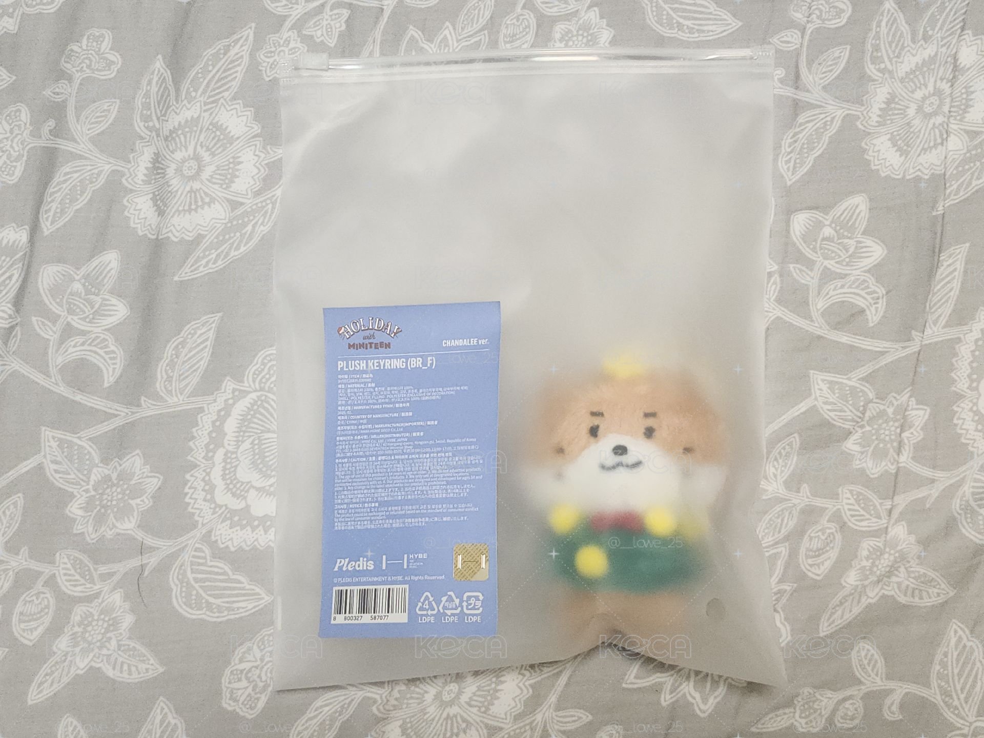 聖誕MINITEEN 鑰匙圈吊飾 燦