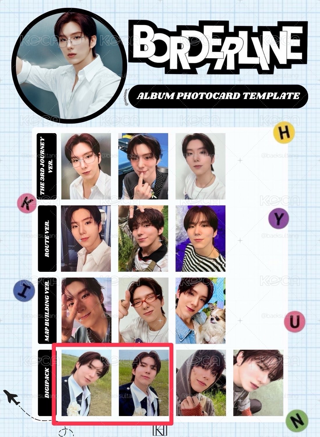 DIGIPACK SET (VER 1 +VER 2 拆專) SSQ pre-order 預購特典