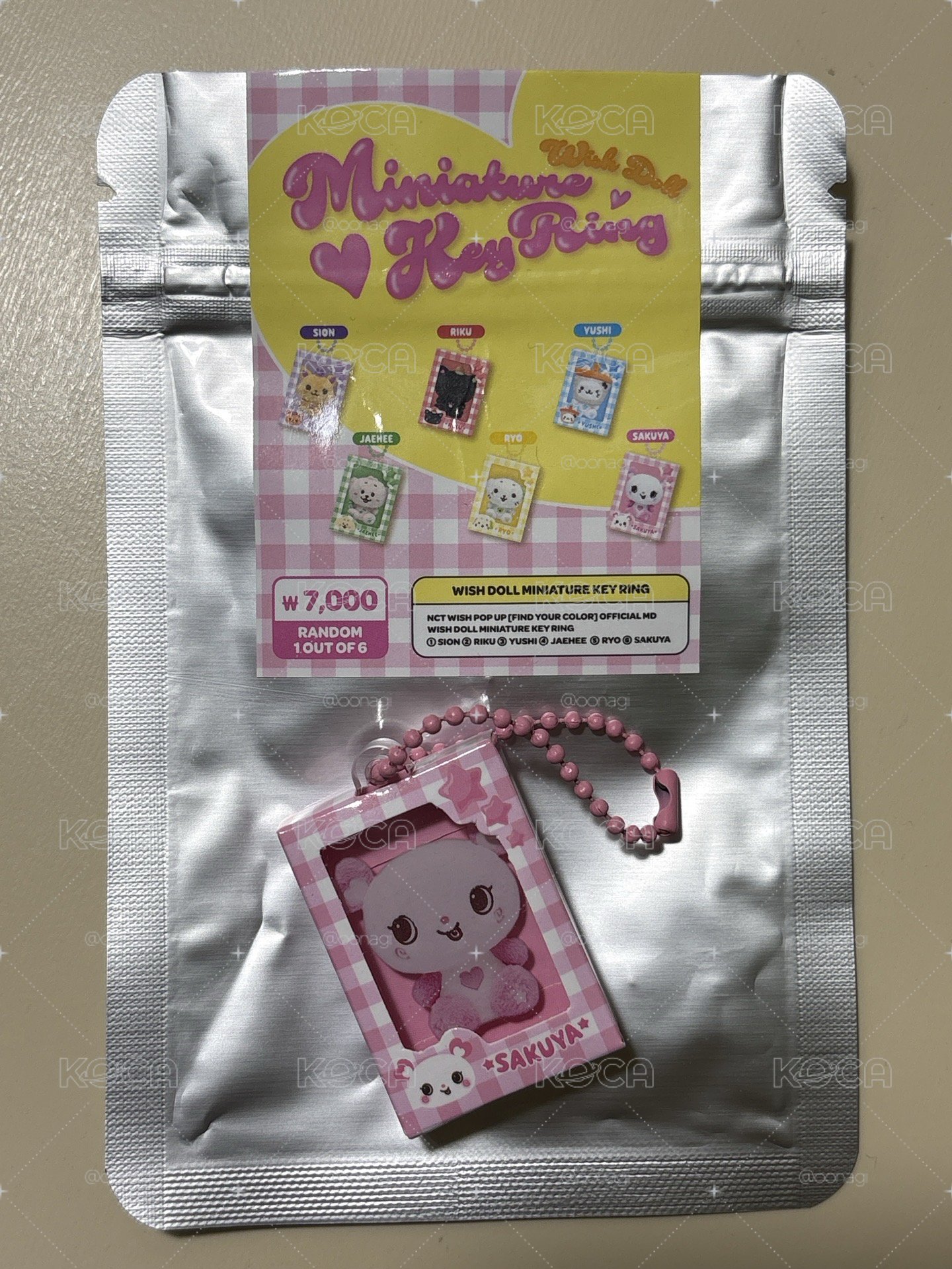 SAKU快閃隨機吊飾