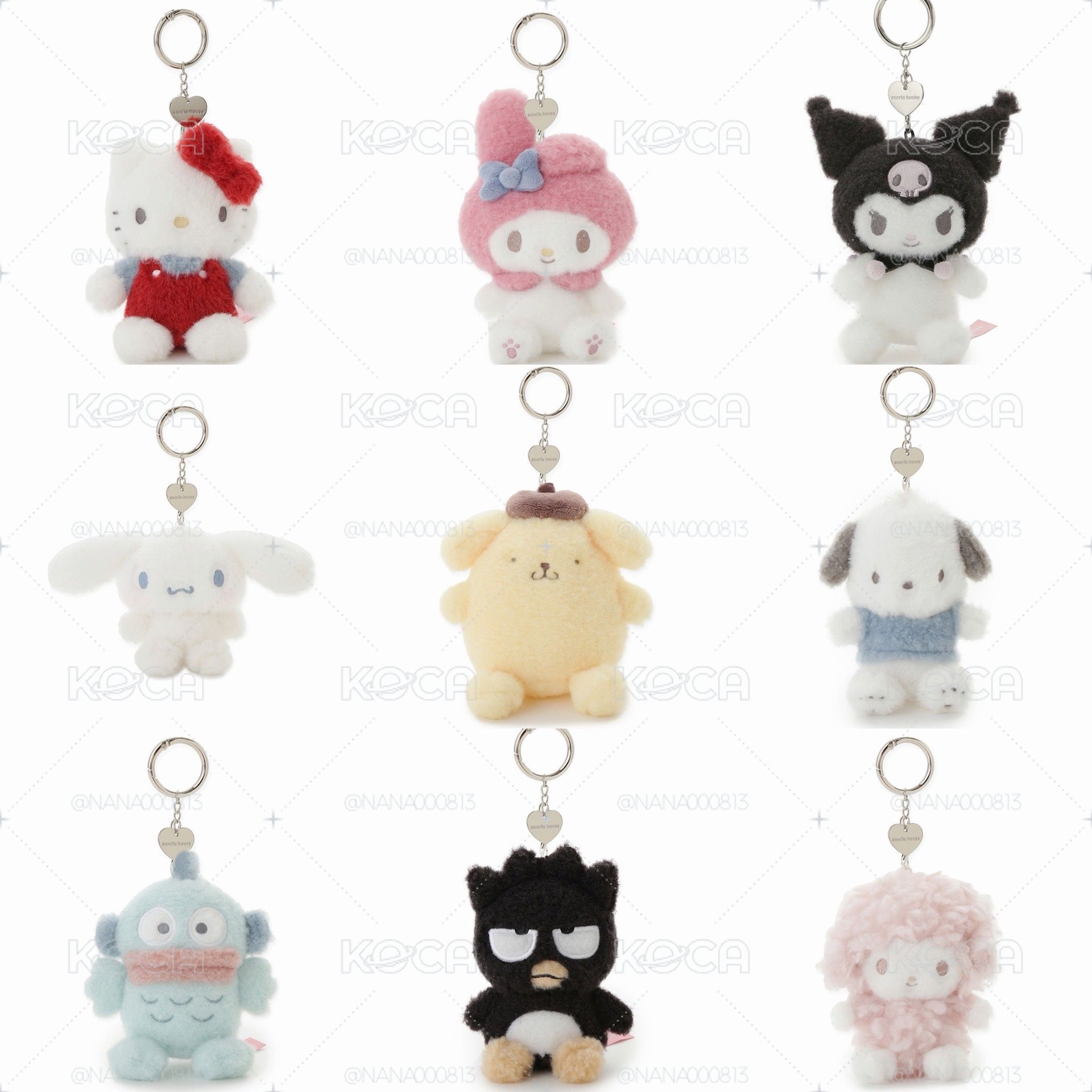 sanrio house 娃娃吊飾