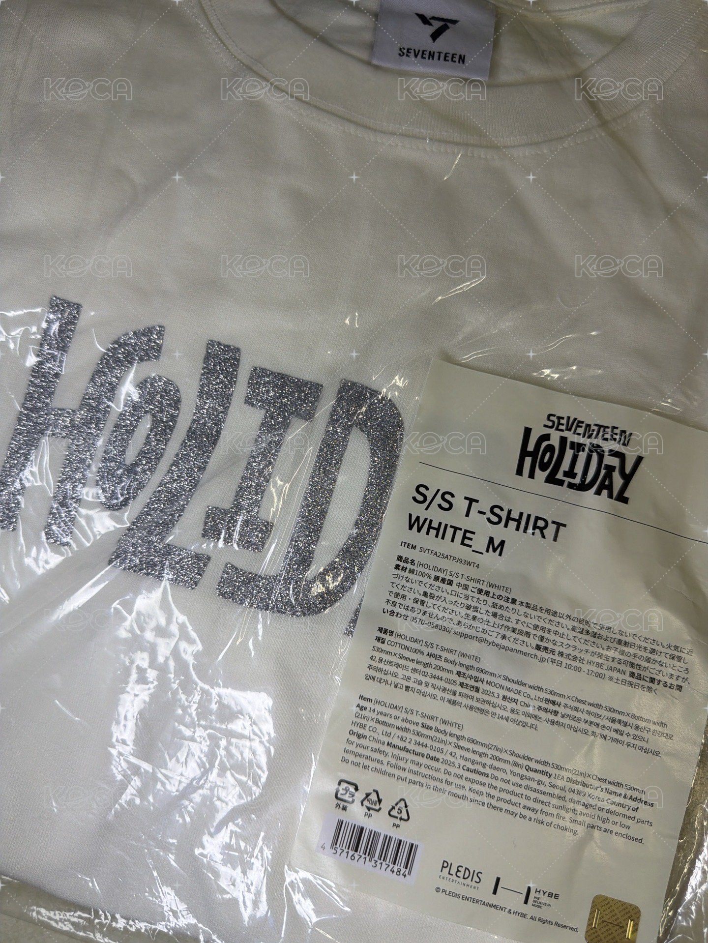  T-Shirt 白-M