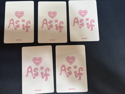 售Ifeye 迷你三輯 "AsMusicart 通路特典小卡 成套