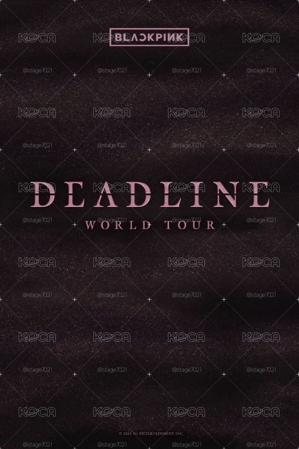 BLACK PINK｜WORLD TOUR [DEADLINE]