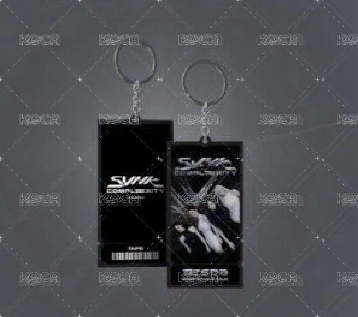 Acrylic Ticket Keyring