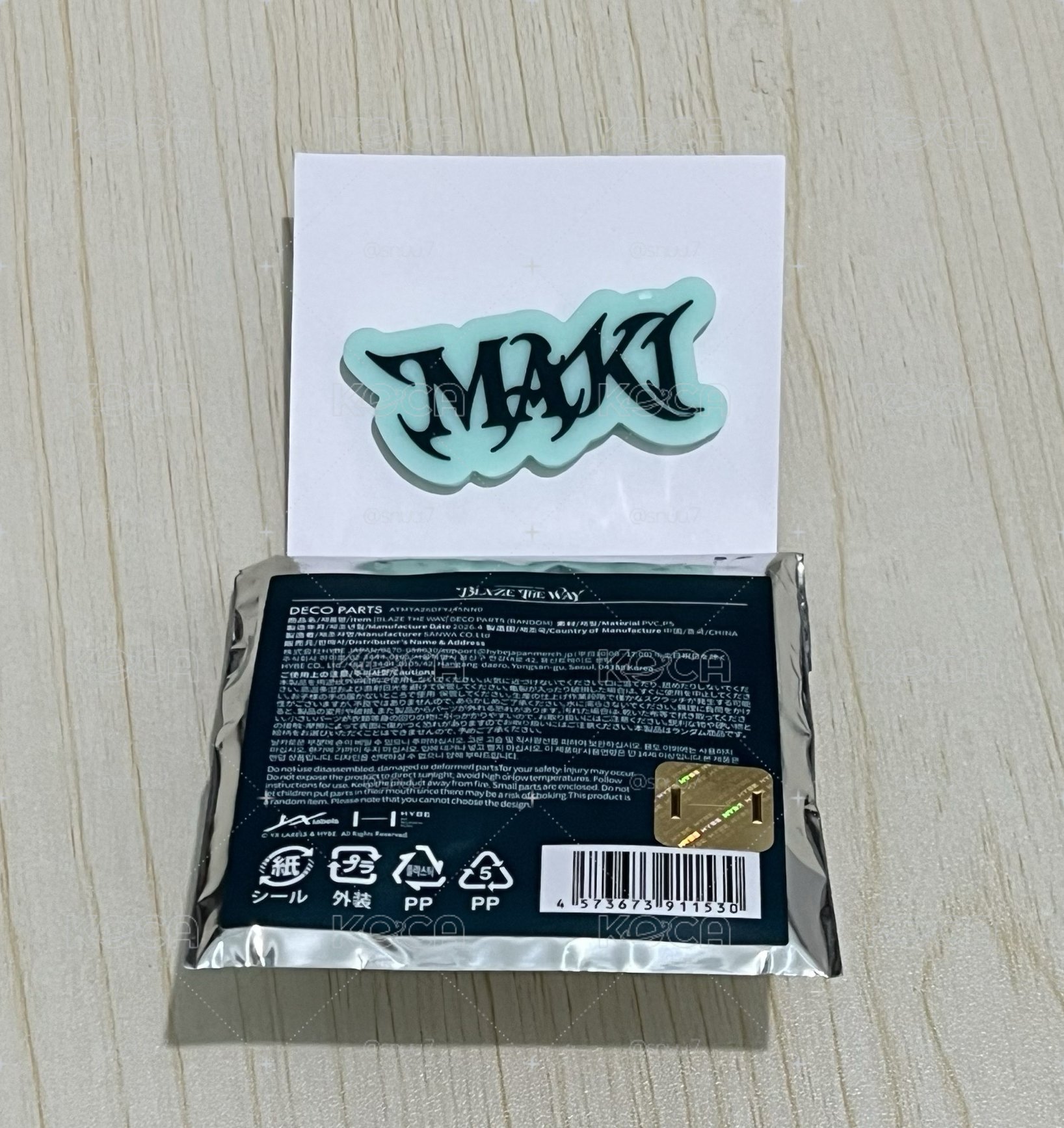 MAKI 姓名扣