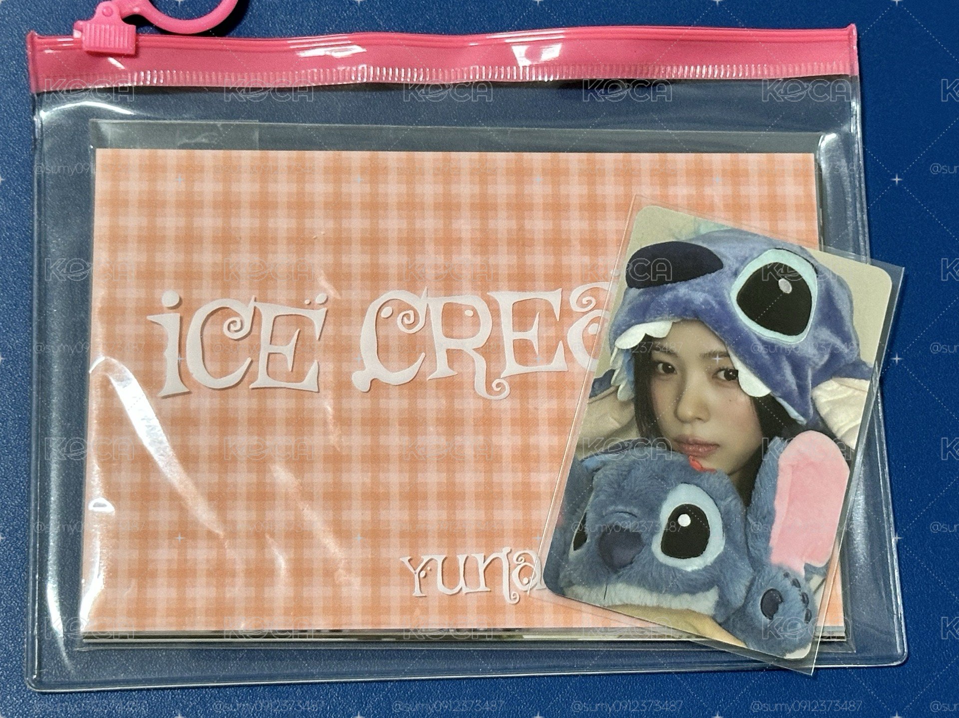 史迪奇 留+yulo明信片