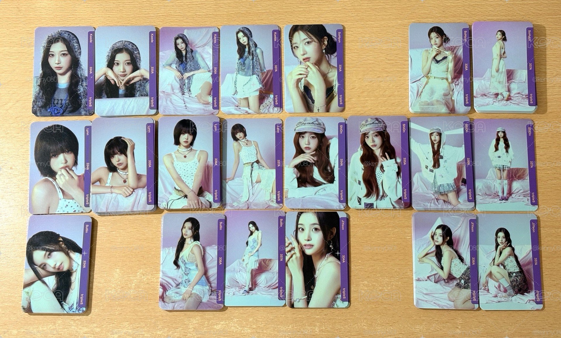 tripleS LOVE&POP moon S9 S14 S17 S20 S22 S24 日本 DCO 小卡（未掃）