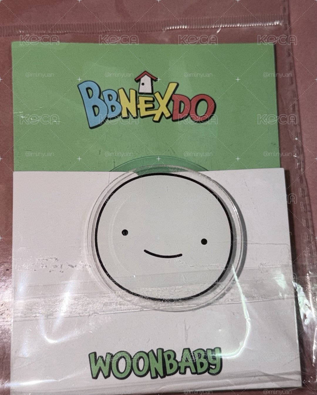 Boynextdoor Bbenxdo磁吸手機支架 綠色底座 Woonbaby