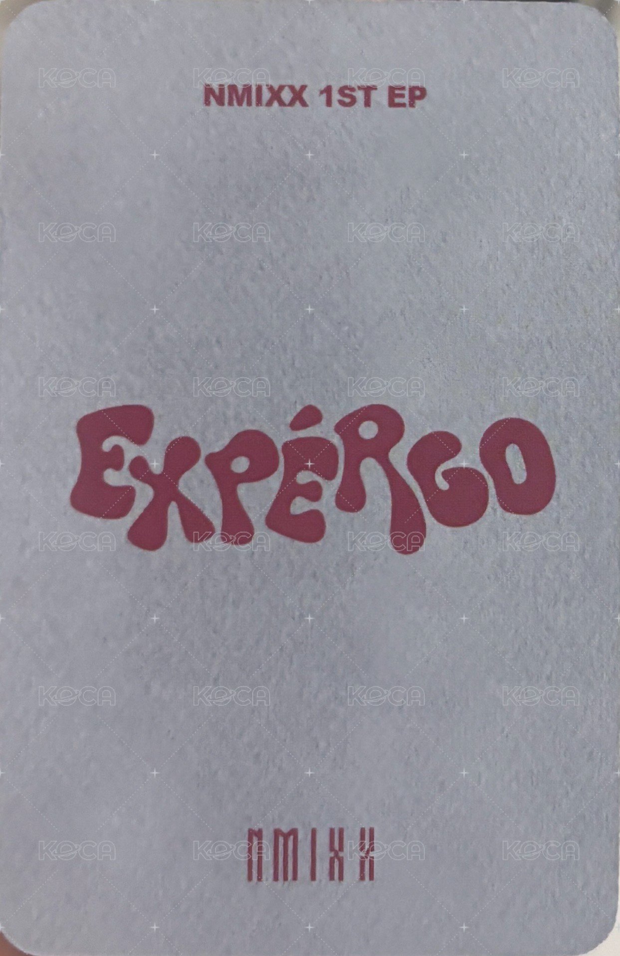 expérgo am 1.0 線上 簽售卡 氣球 背面