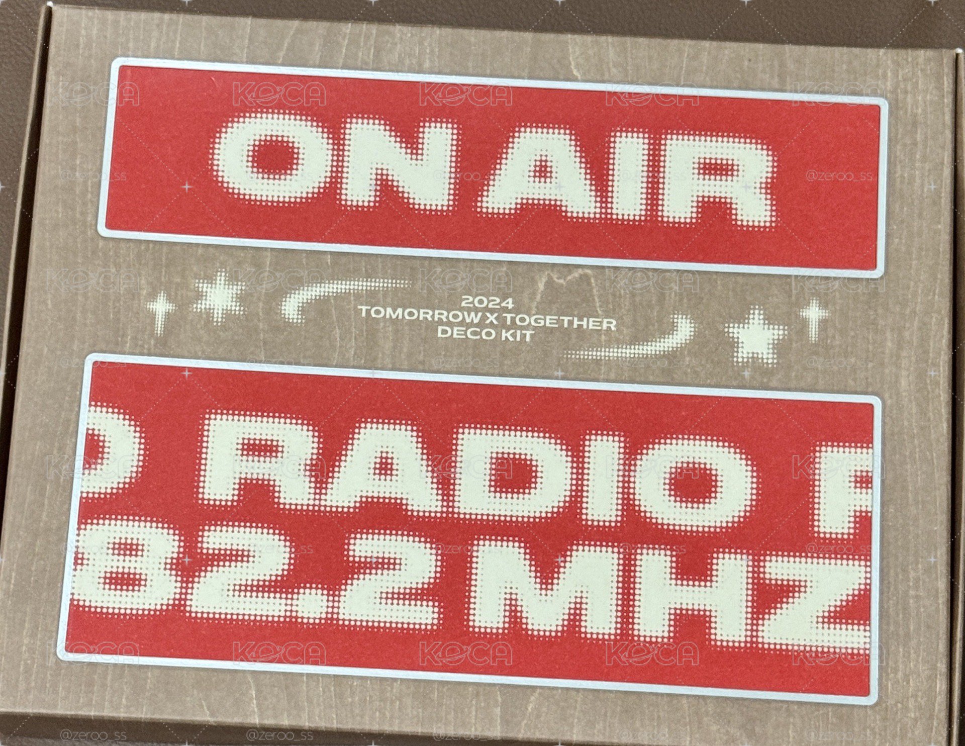2024 TOMORROW X TOGETHER DECO KIT – ON AIR RADIO Ver.