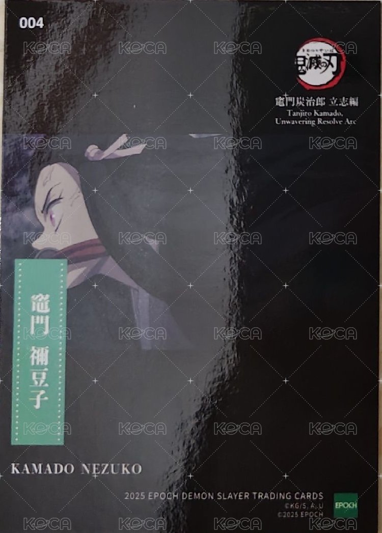 EPOCH 隨機卡 2025 隨機卡 集換式卡牌 004 背面