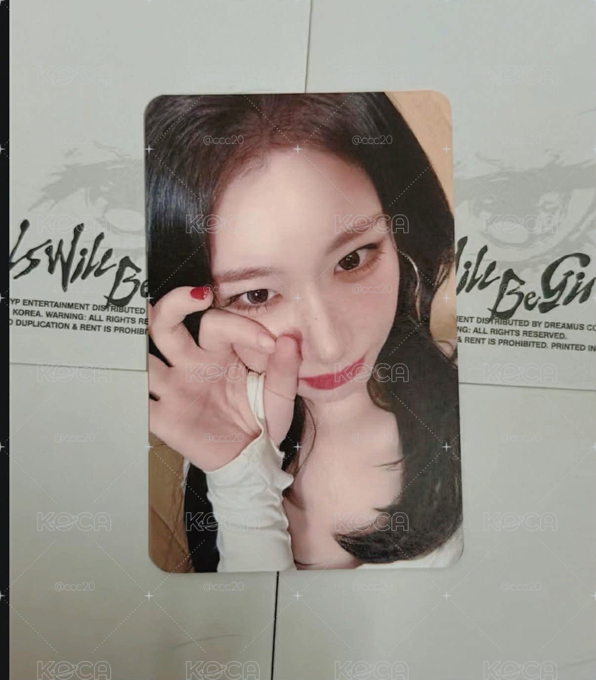 [代開賣場🐹］李彩領臉蛋蛋小卡 很萌的雀斑領