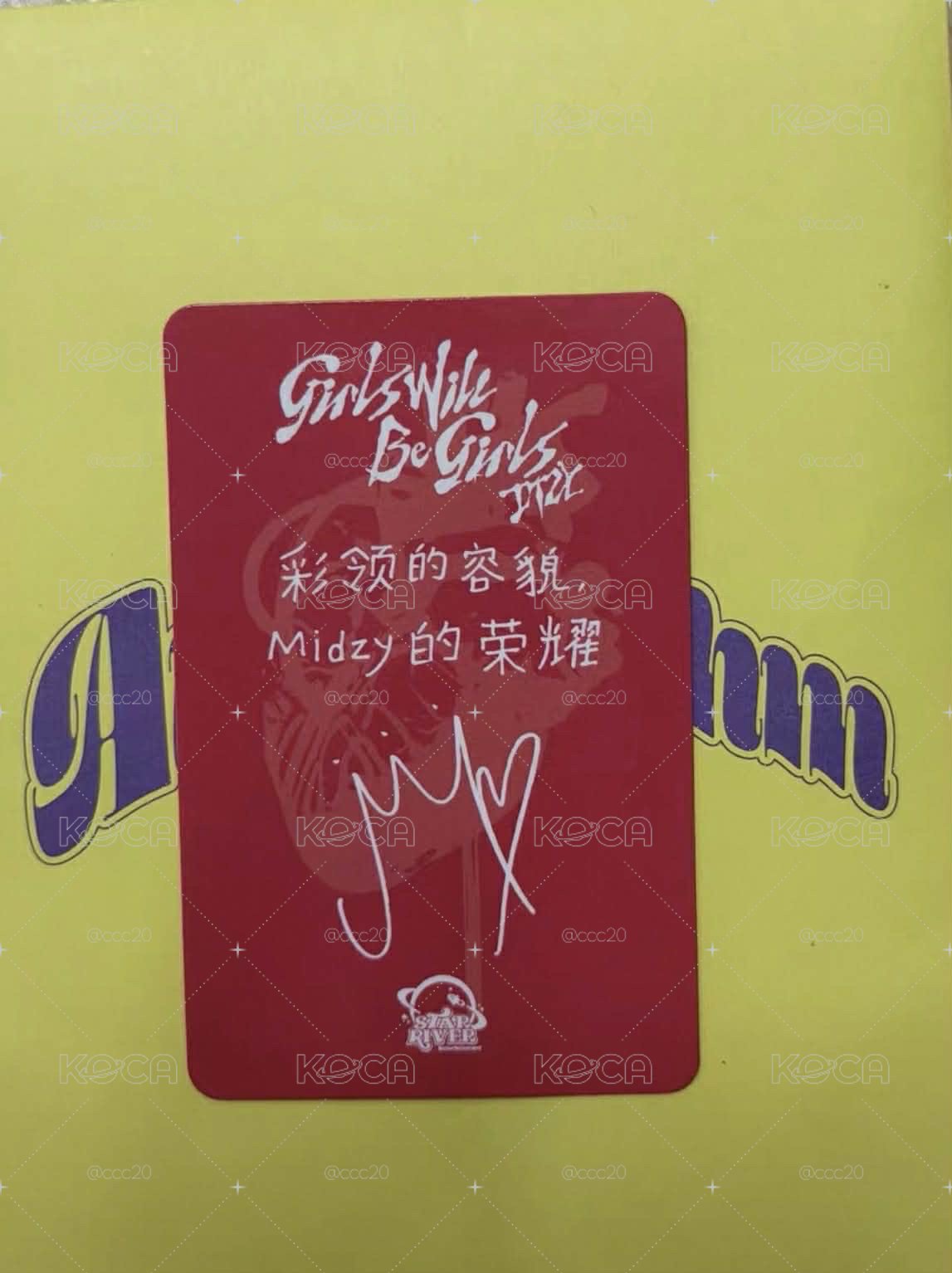 ［代開賣場🐹］李彩領布丁狗中文卡背