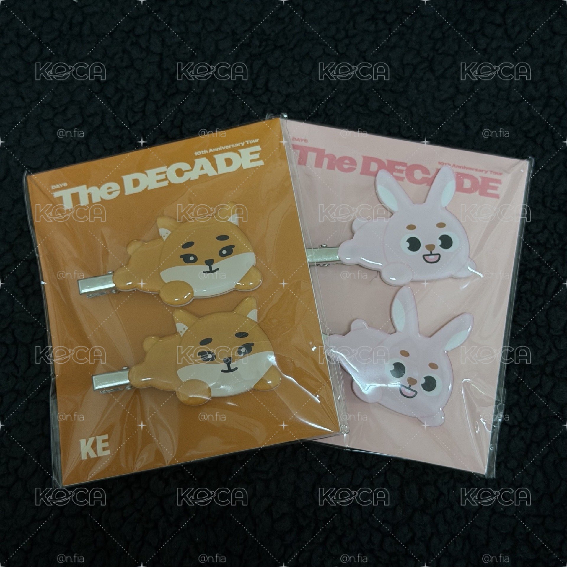 十週年髮夾🦊🐰