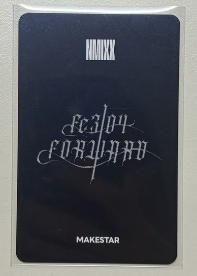 FORWARD ms 線下 1.0 簽售卡 畢業